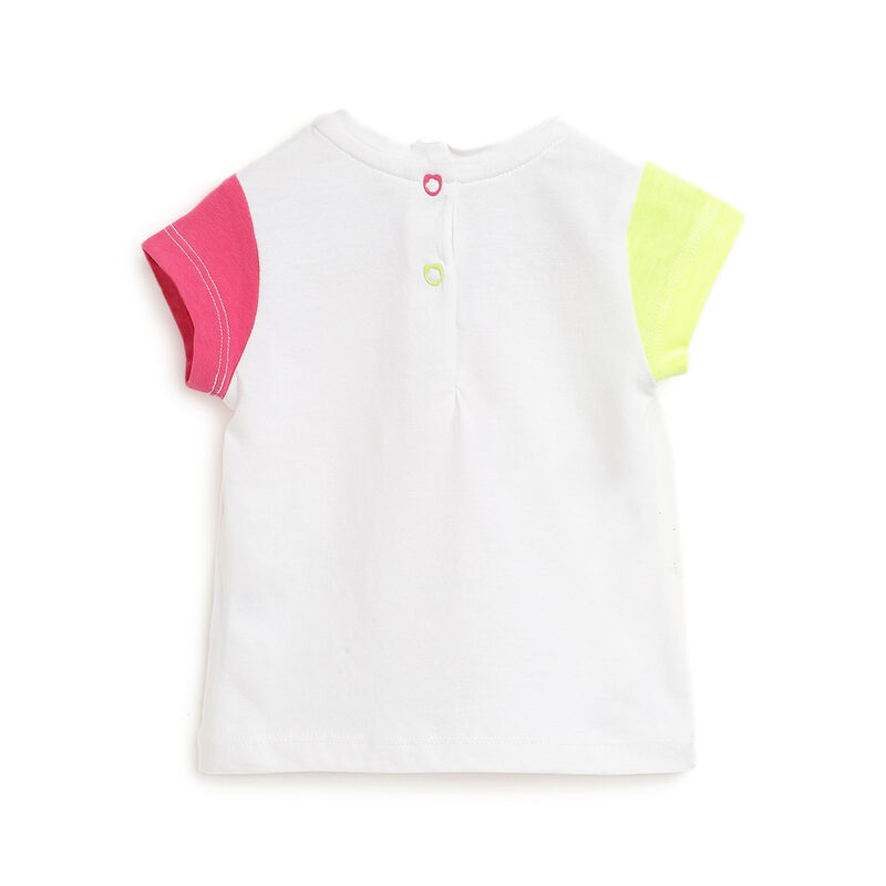 Girls Natural Printed Short Sleeve T-Shirt image number 1